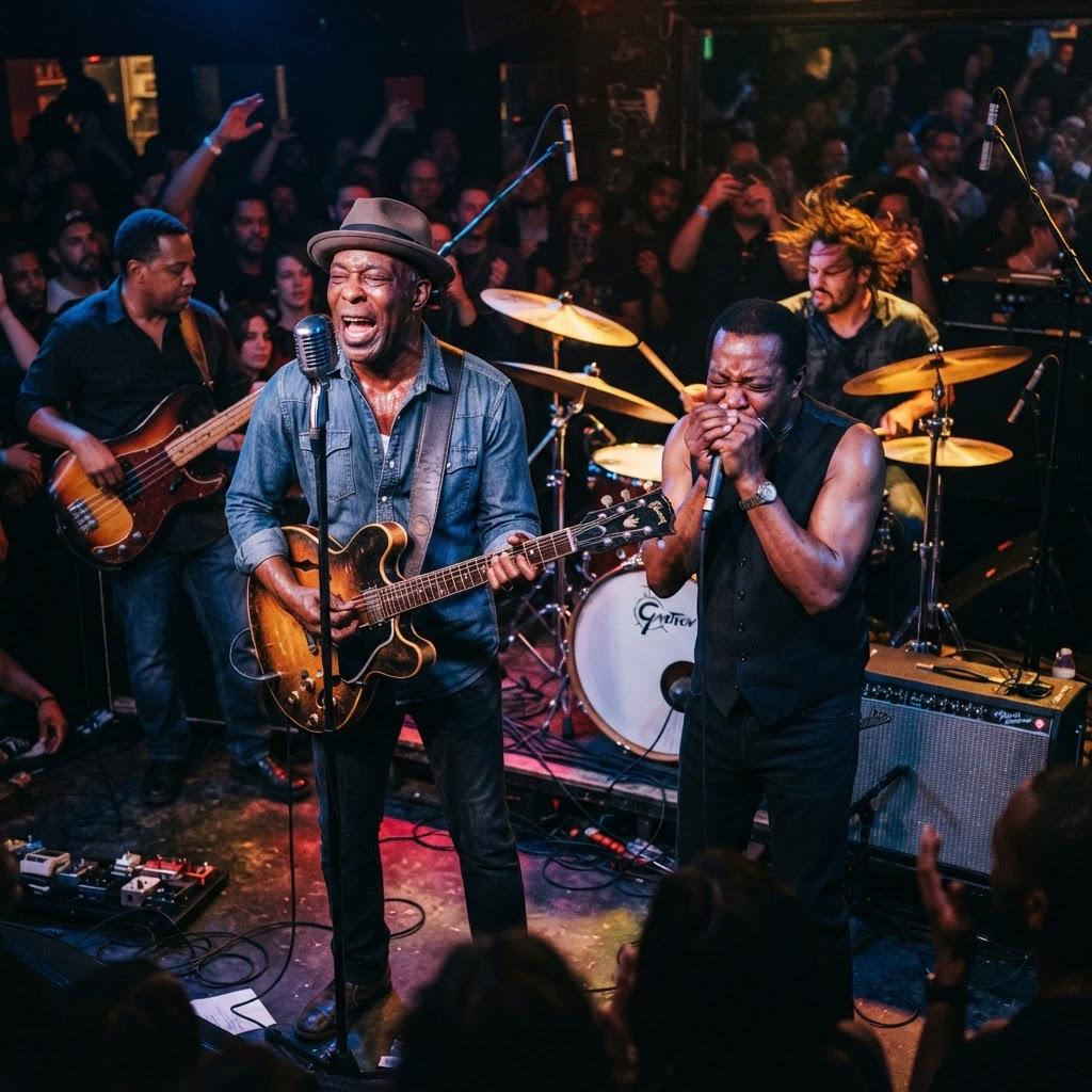 Band photography for Chicago Blues