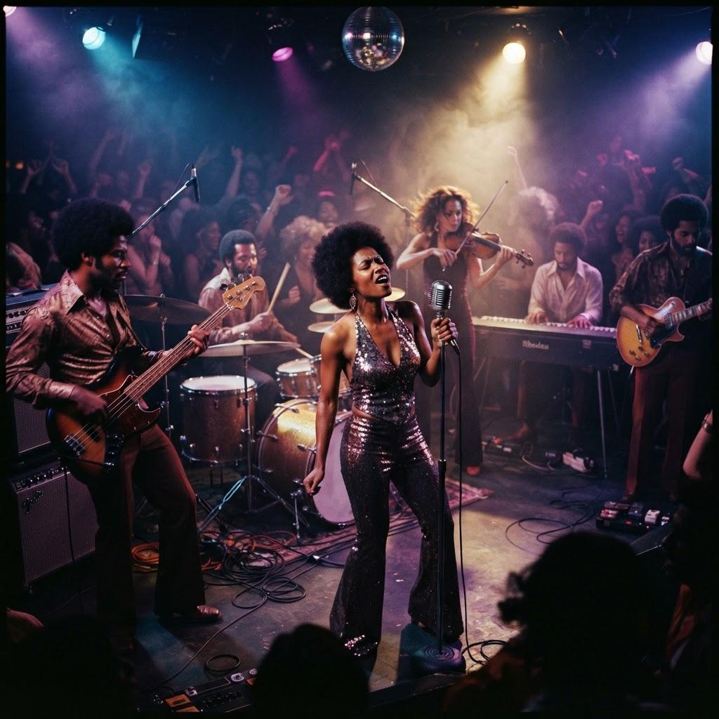 Band photography for Disco