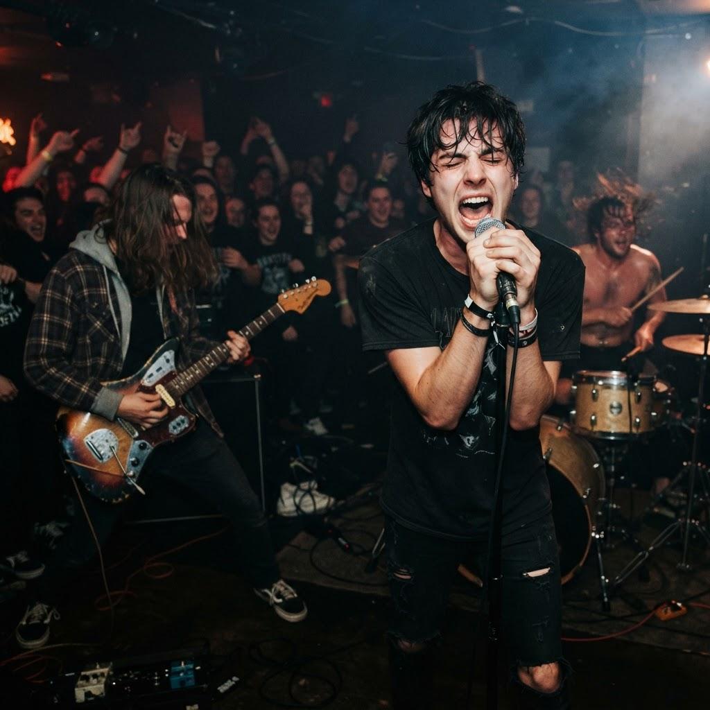 Band photography for Emo