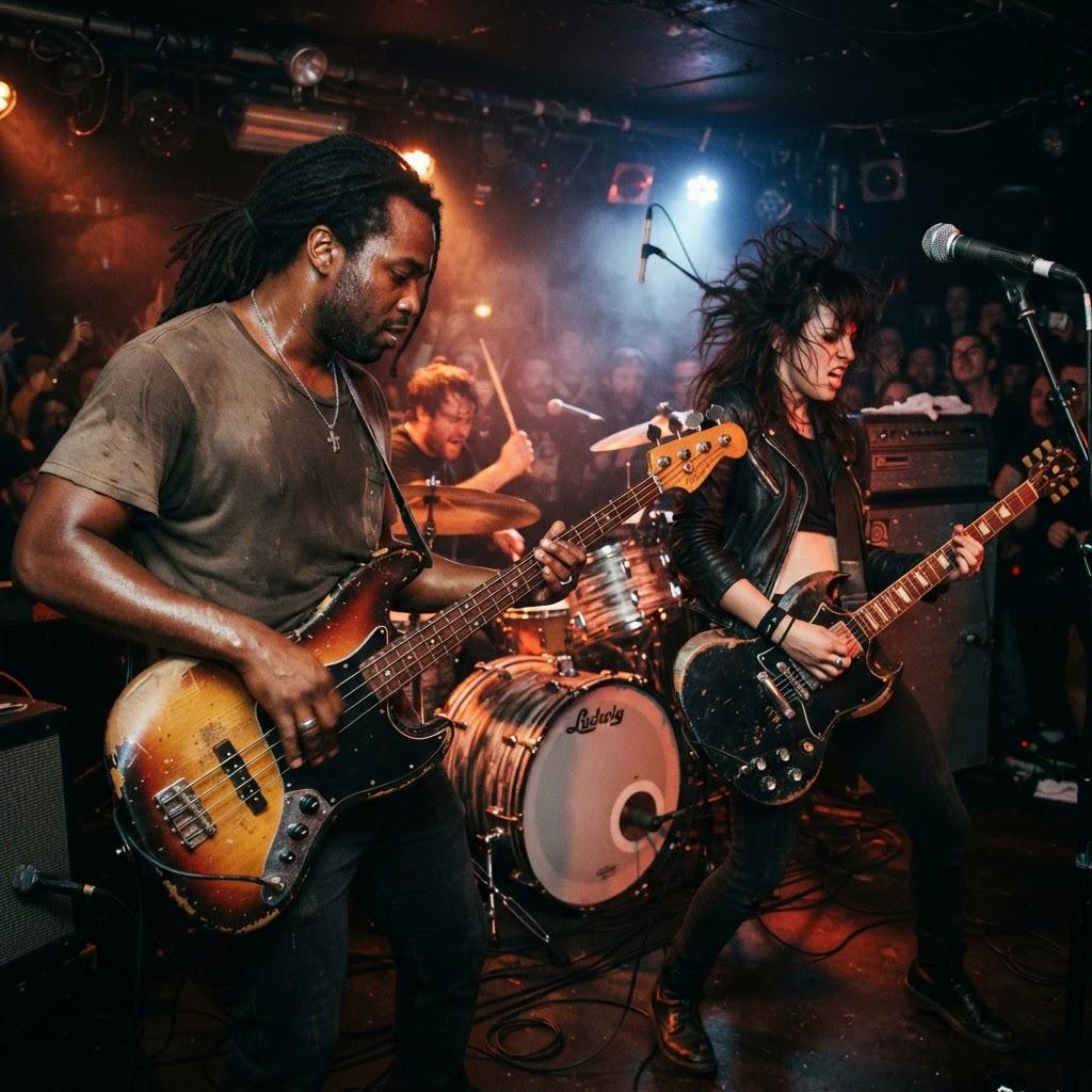 Band photography for Funk Rock