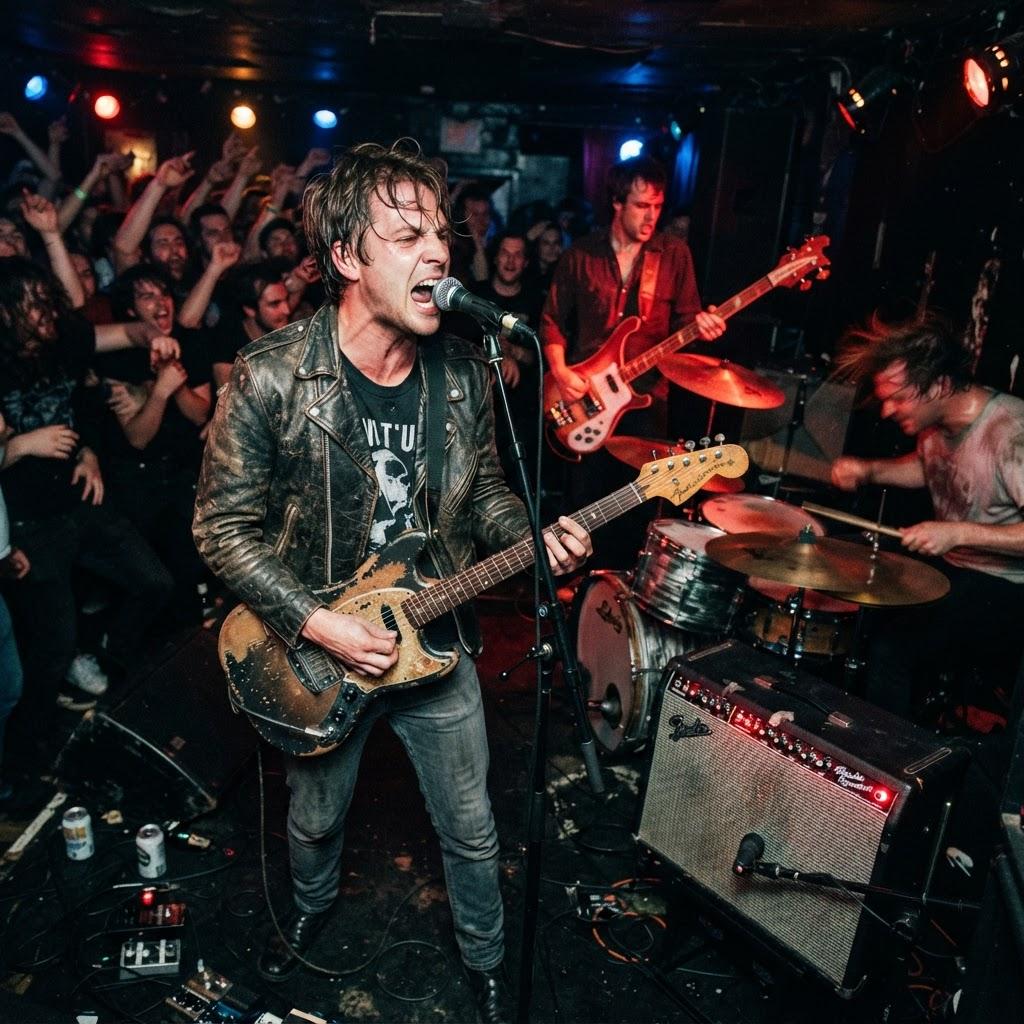 Band photography for Garage Rock