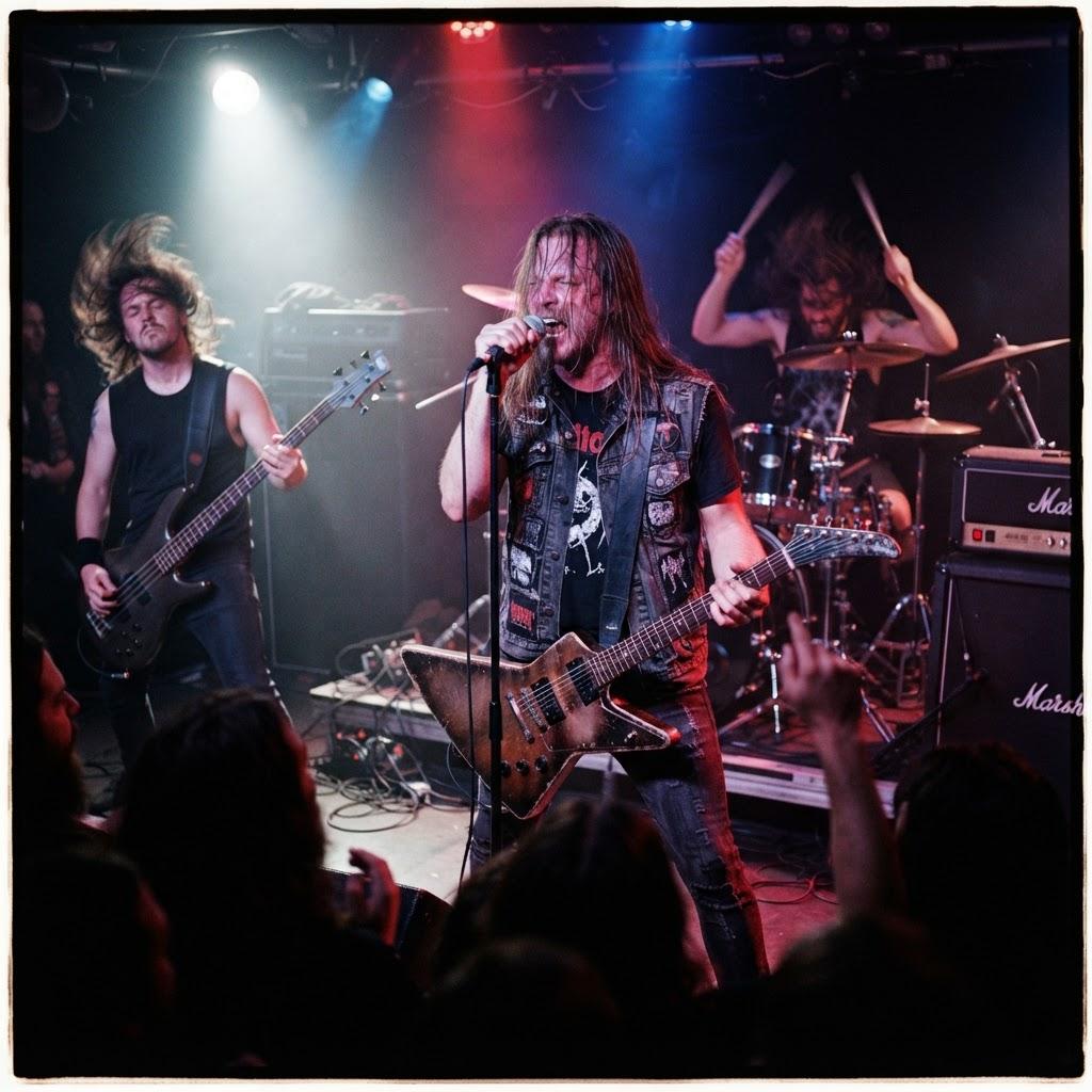 Band photography for Heavy Metal