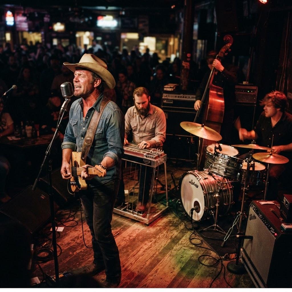 Band photography for Honky Tonk