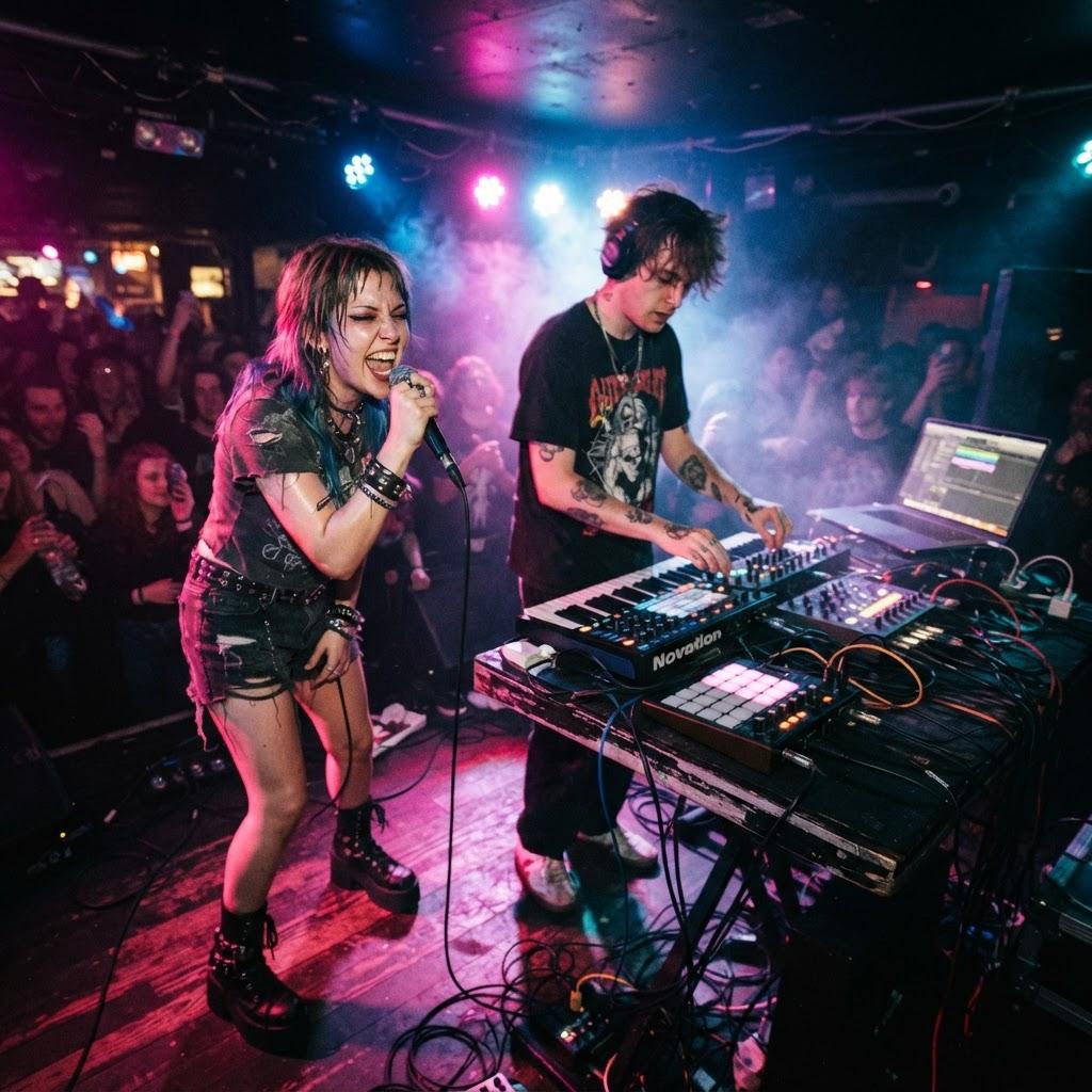 Band photography for Hyperpop