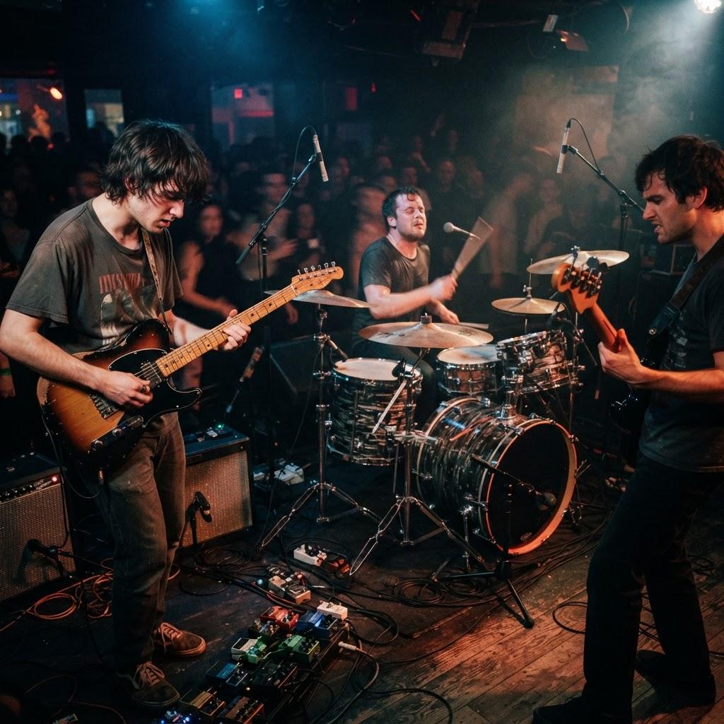 Band photography for Math Rock