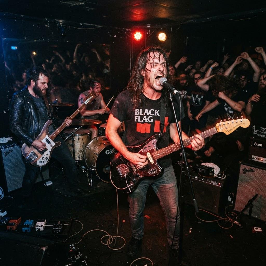 Band photography for Noise Rock
