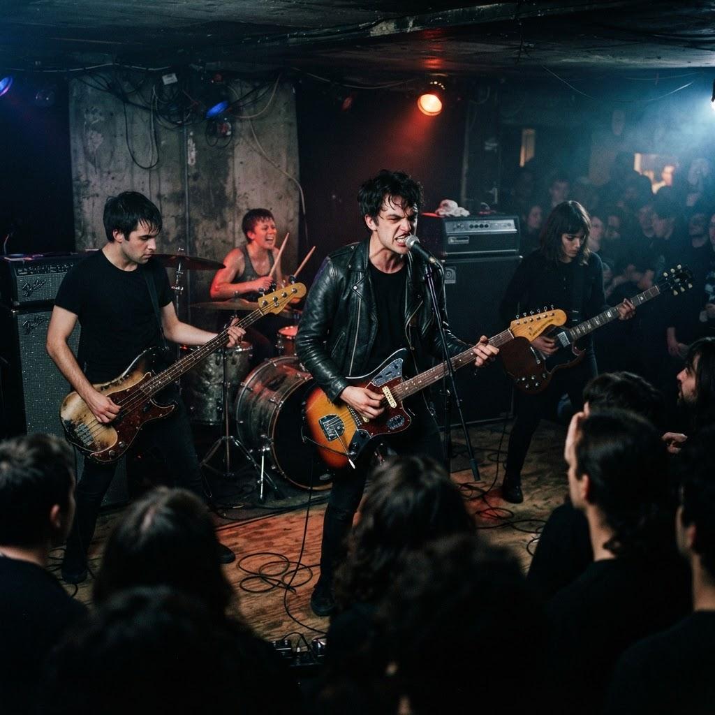 Band photography for Post-Punk