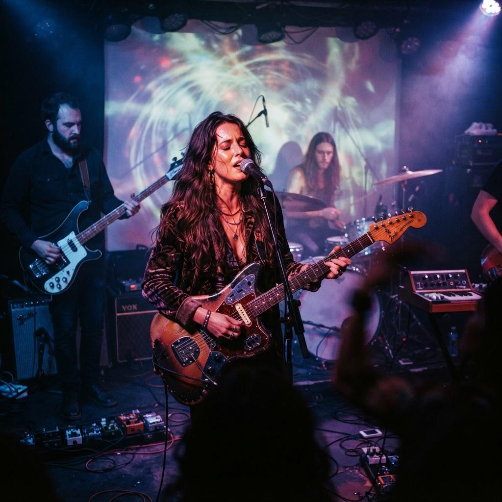 Band photography for Psychedelic Rock