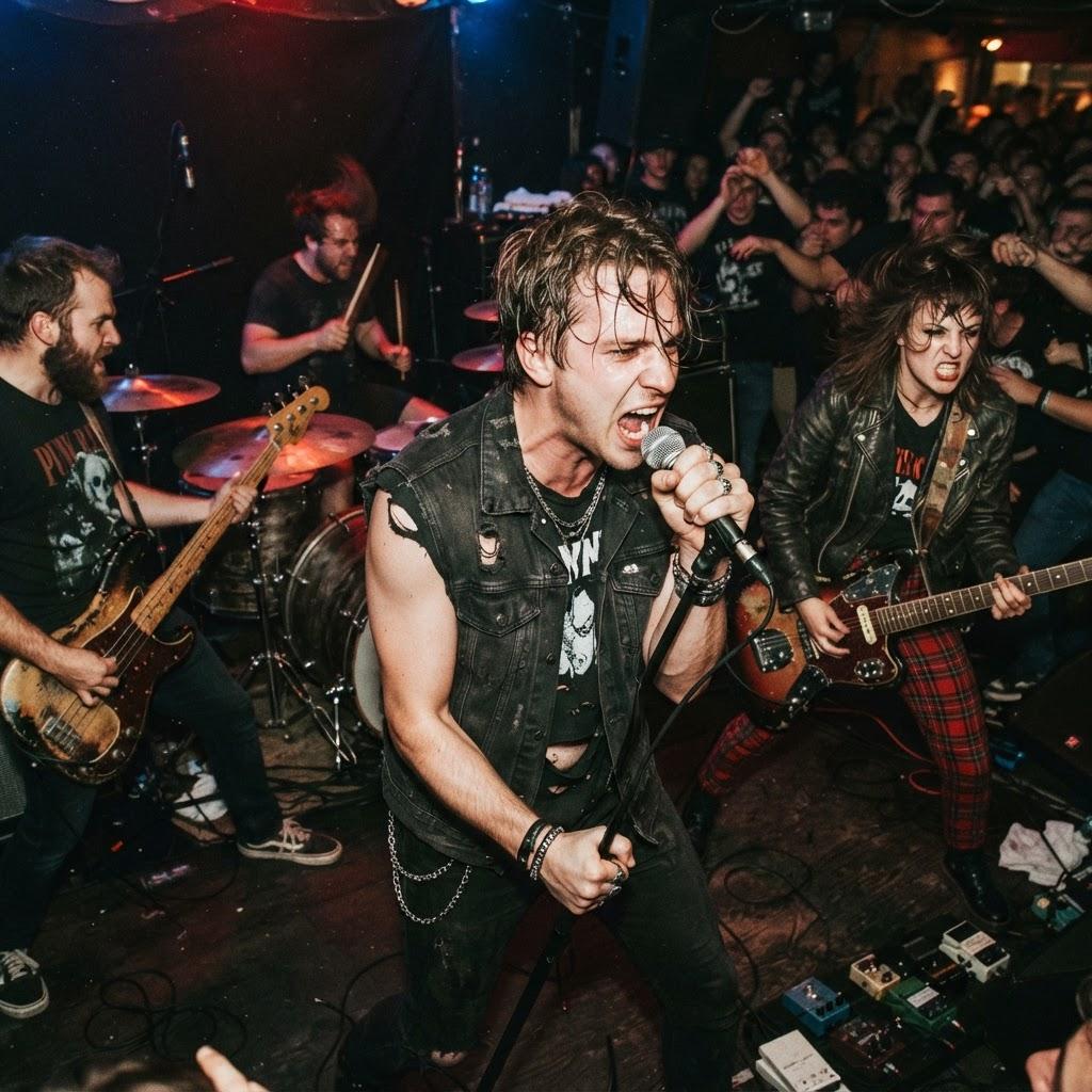 Band photography for Punk