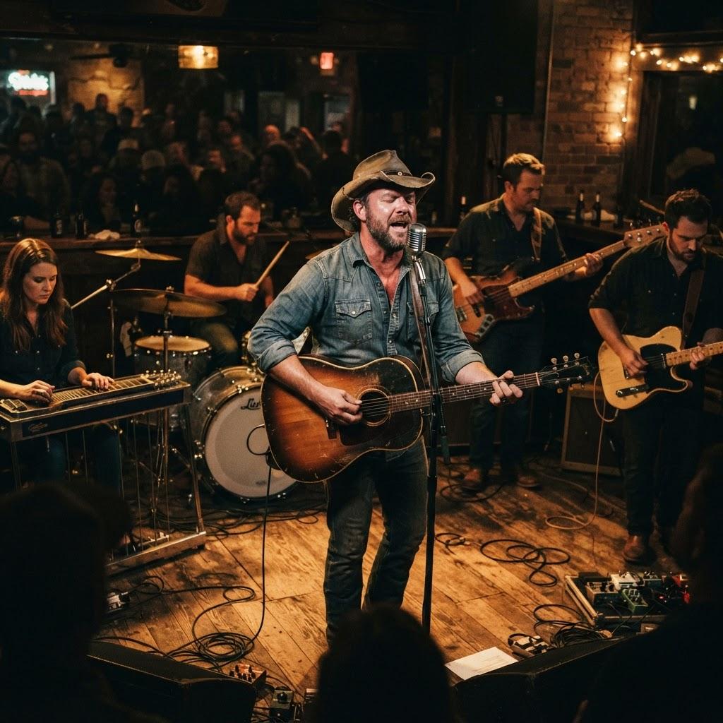 Band photography for Red Dirt
