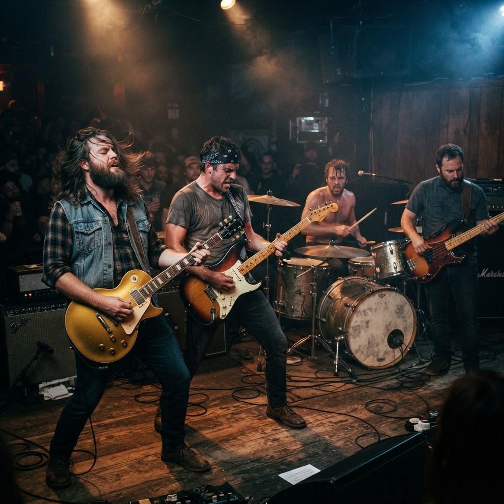 Band photography for Southern Rock