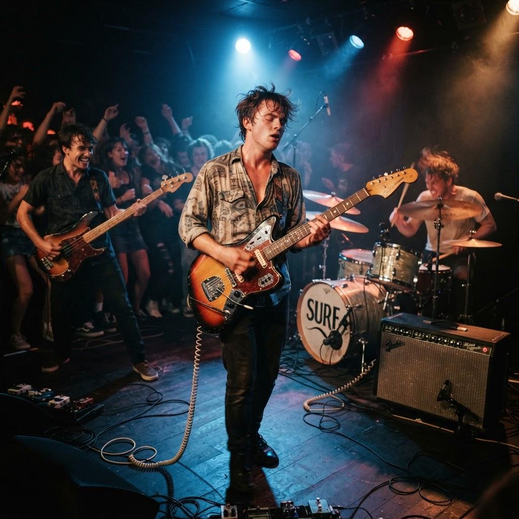 Band photography for Surf Rock