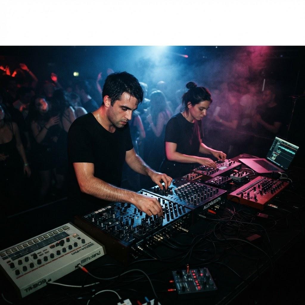 Band photography for Techno