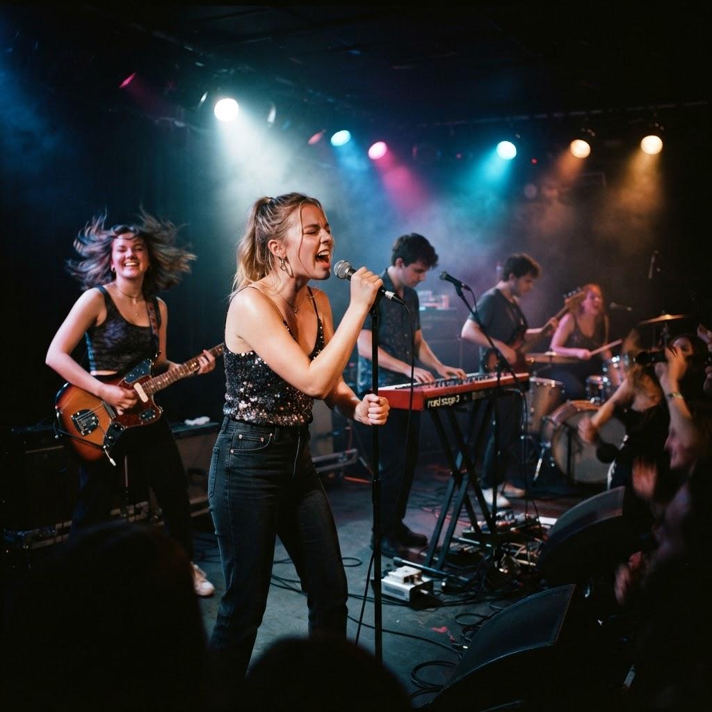 Band photography for Teen Pop