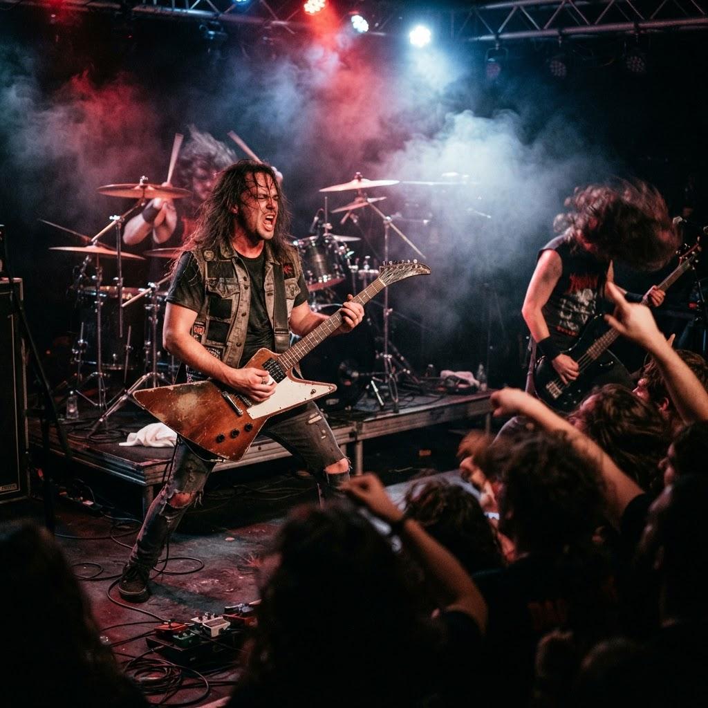 Band photography for Thrash Metal